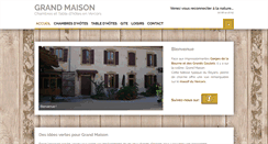 Desktop Screenshot of grandmaison.eu